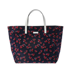 Gucci Bag Navy Tote Blue Heart